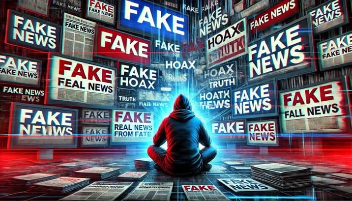 Fake news illustration